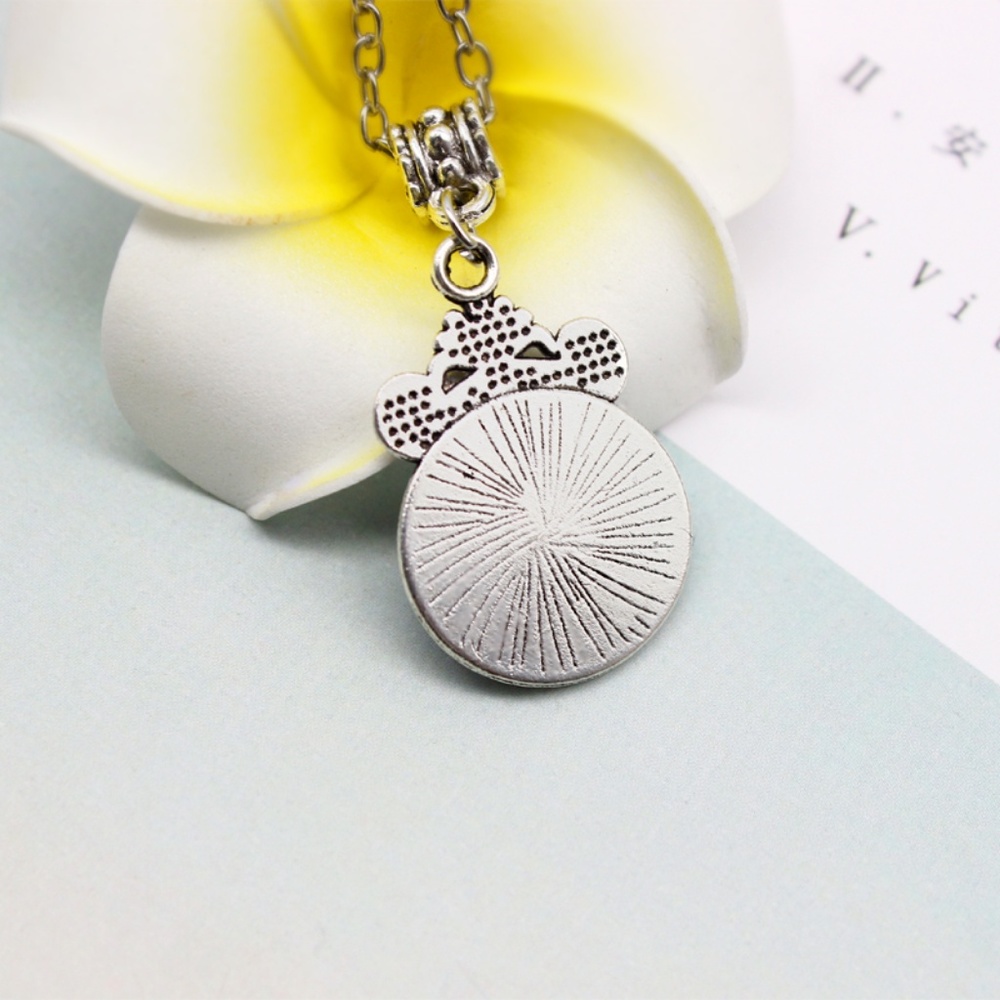 Lulu AZ Iridescent Pink Mermaid Scale Necklace - Picture 3 of 5